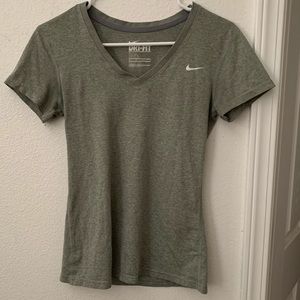 Gray Nike DriFit shirt